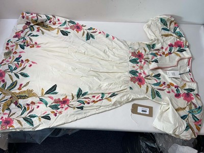 Lot 3865 - White Stuff Maeve embroidered midi dress (12R)...
