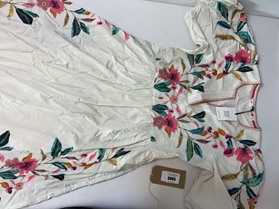 Lot 3865 - White Stuff Maeve embroidered midi dress (12R)...