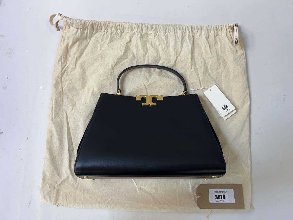 Lot 3870 - Tony Burch Eleanor satchel handbag Black...