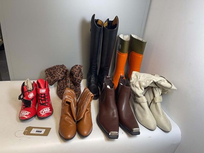 Lot 3908 - 7x Pairs of boots to include Moretta, ASOS, etc