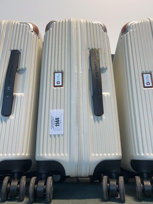 Lot 1144 - Swiss Military luggage case in cream
