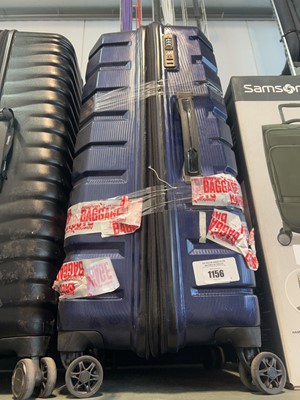 Lot 1156 - Samsonite luggage case in navy blue