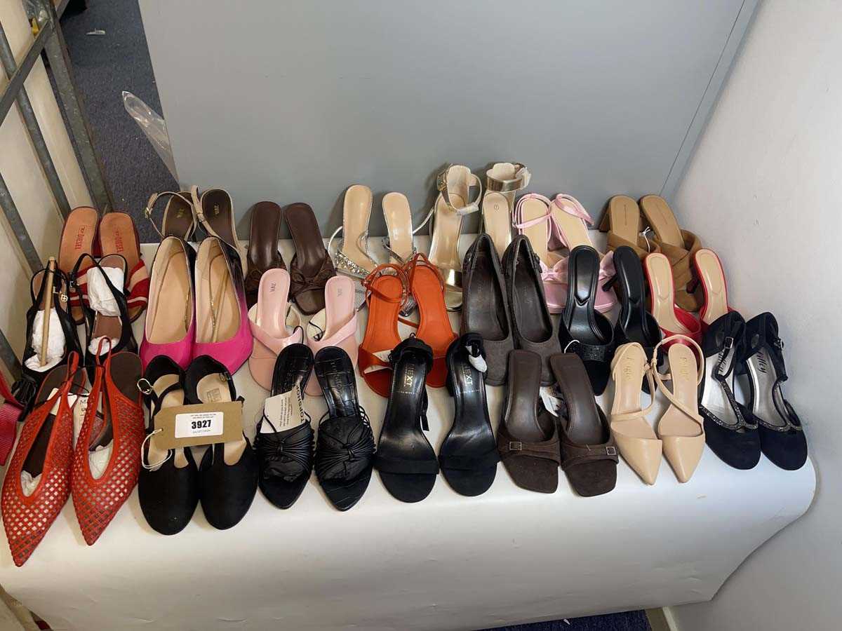 Lot 3927 - 21x Pairs of high heels to include Truffle,...