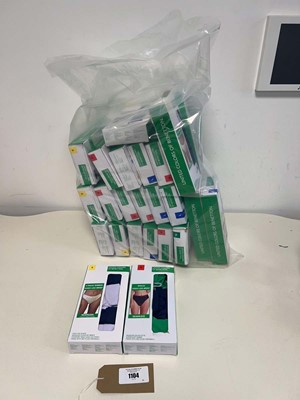 Lot 1104 - Approx. 25 boxes of ladies high leg briefs by...