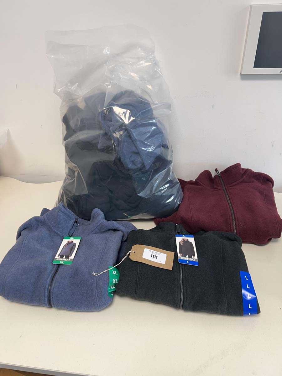 Lot 1111 - Approx. 8 ladies 1/2 zip fleece jackets by 32...