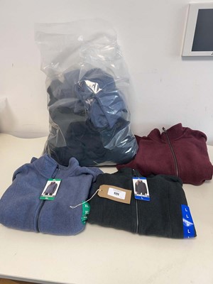 Lot 1111 - Approx. 8 ladies 1/2 zip fleece jackets by 32...