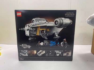 Lot 3505 - The razor crest star wars Lego 75331 6187...