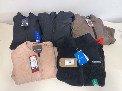 Lot 1118 - x5 men's and women's coats and jackets by...