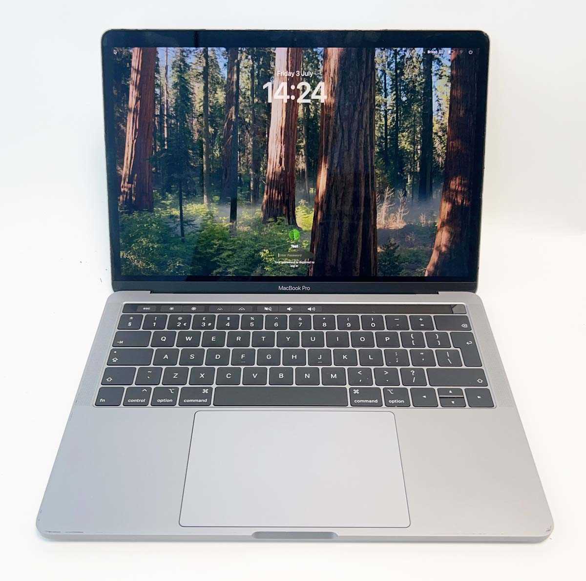 Lot MacBook Pro 13" 2018 A1989 Space Grey laptop...