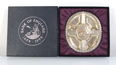 Lot 308 - A Britannia silver dish commemorating the...