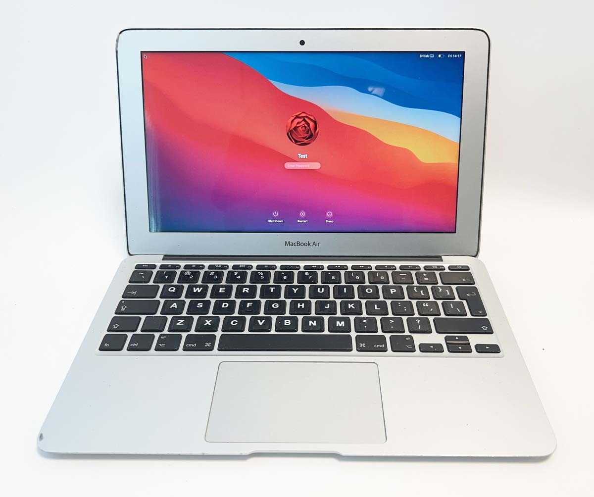 Lot MacBook Air 11" 2013 A1465 Silver laptop with...