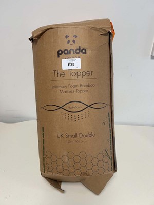 Lot 1130 - Panda London memory foam mattress topper (...