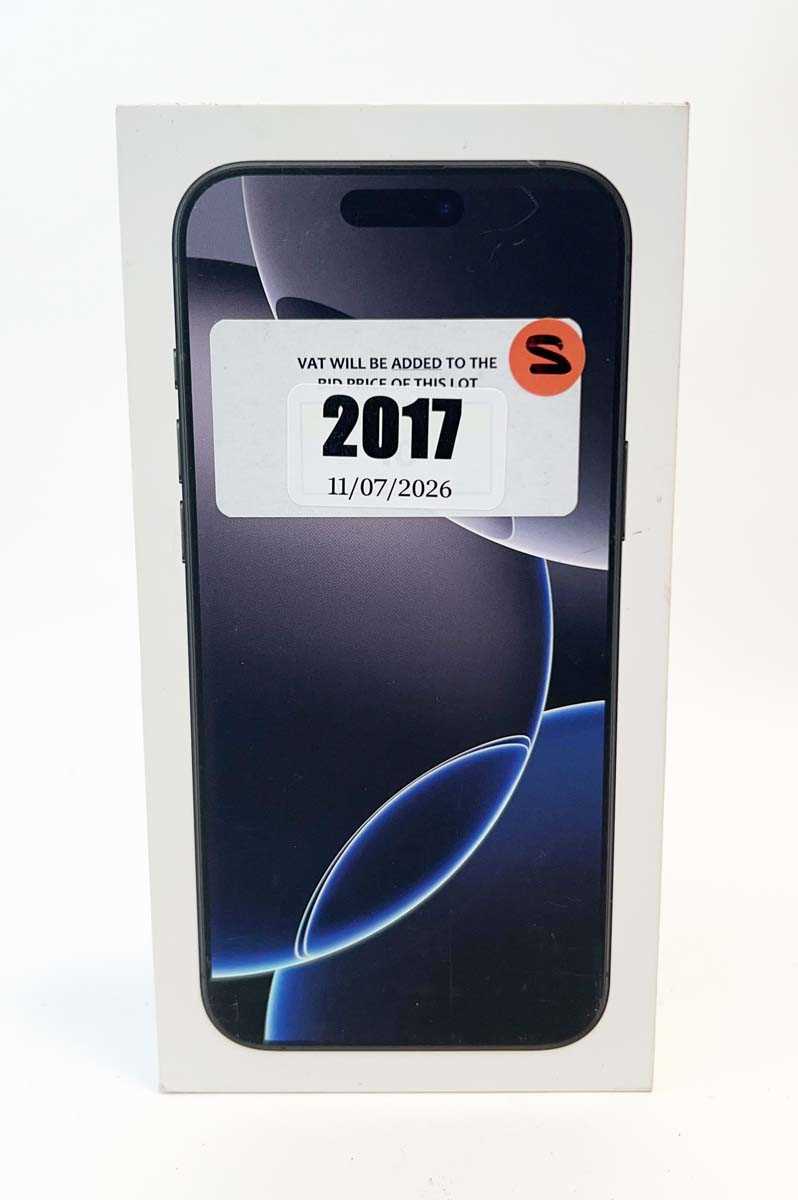 Lot *Sealed* iPhone 16 Pro Max 256GB Black Titanium