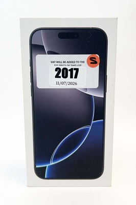 Lot *Sealed* iPhone 16 Pro Max 256GB Black Titanium