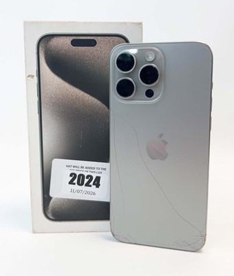 Lot iPhone 15 Pro Max 256GB Natural Titanium with...