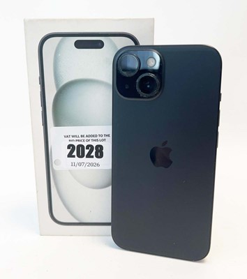 Lot iPhone 15 128GB Black with box and cable