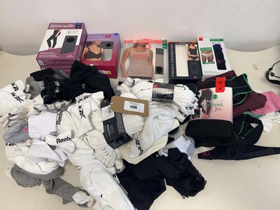 Lot 1146 - Bag containing women's underwear, socks, bras,...