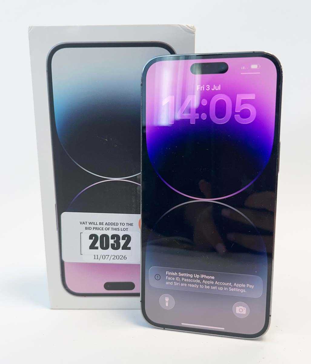 Lot iPhone 14 Pro Max 128GB Deep Purple with box