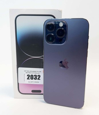 Lot iPhone 14 Pro Max 128GB Deep Purple with box