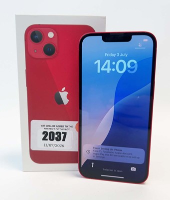 Lot iPhone 13 128GB Red with box
