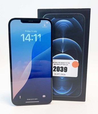 Lot iPhone 12 Pro Max 256GB Pacific Blue with box...