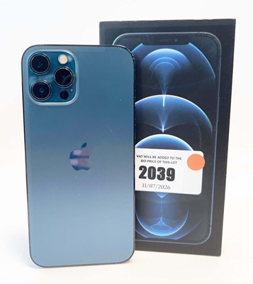 Lot iPhone 12 Pro Max 256GB Pacific Blue with box...