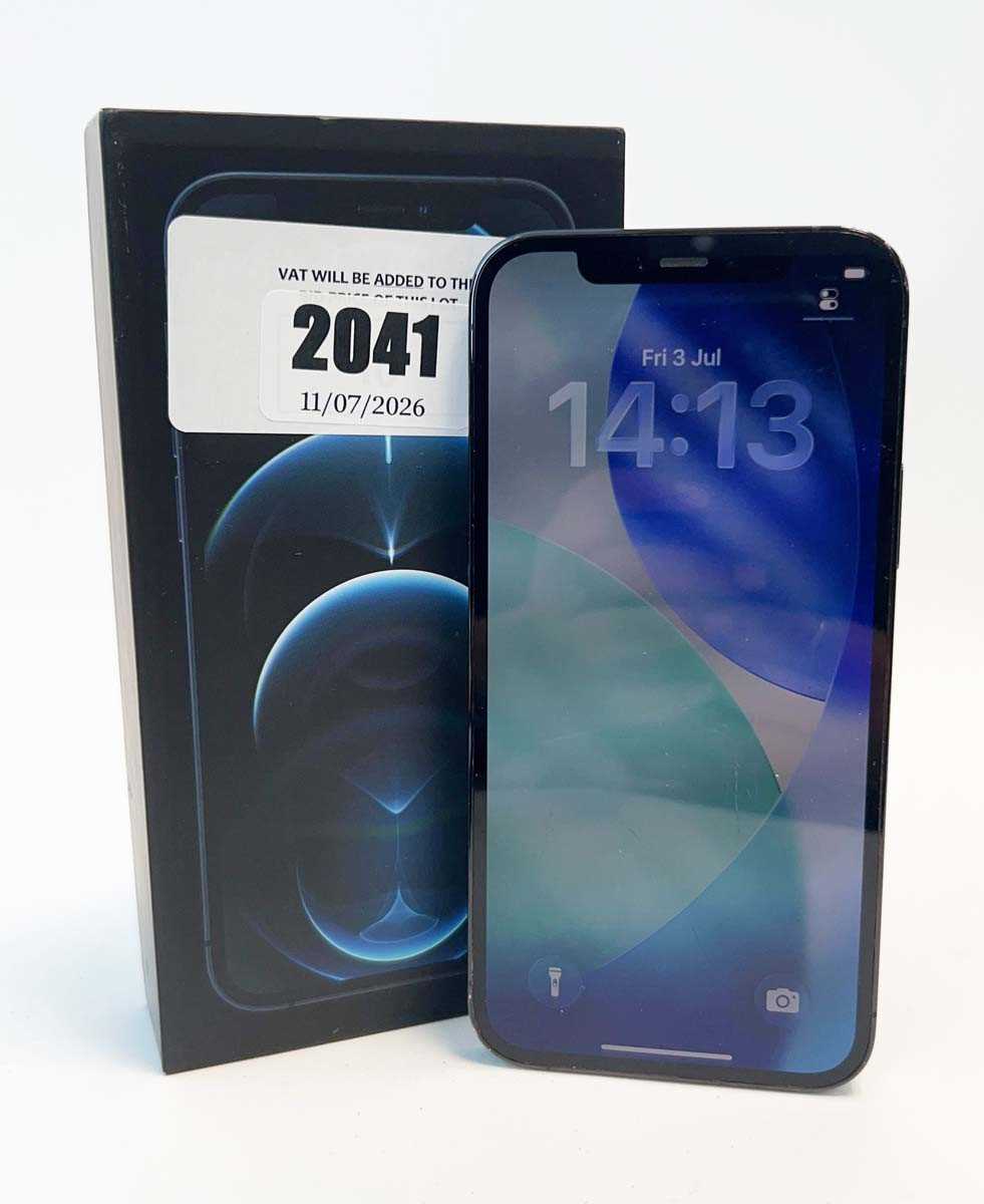 Lot iPhone 12 Pro 128GB Pacific Blue with box and...
