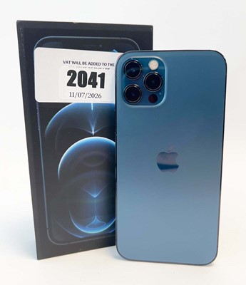 Lot iPhone 12 Pro 128GB Pacific Blue with box and...