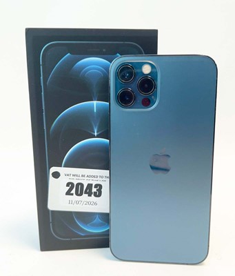 Lot iPhone 12 Pro 128GB Pacific Blue with box