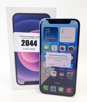 Lot iPhone 12 Mini 128GB Purple with box