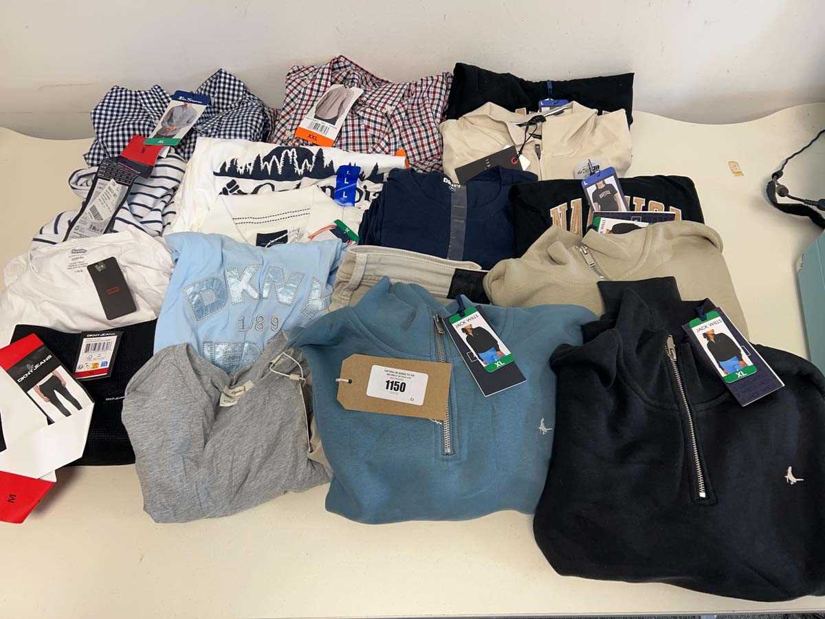 Lot 1150 - Approx. 20 items of branded clothing to...