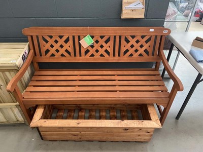 Lot 4214 - Robert Dyas hardwood garden bench