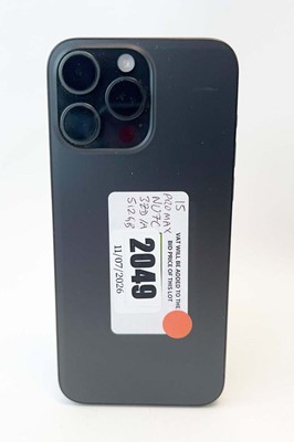 Lot iPhone 15 Pro Max 512GB Black Titanium