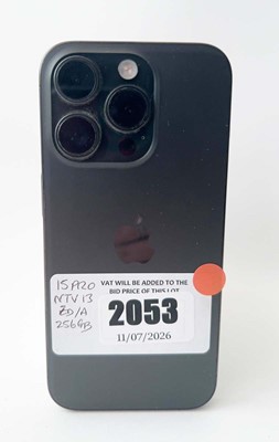 Lot iPhone 15 Pro 256GB Black Titanium