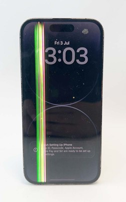 Lot iPhone 14 Pro 256GB Space Black (cracked...
