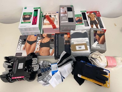 Lot 1161 - Bag containing men's and women's underwear,...