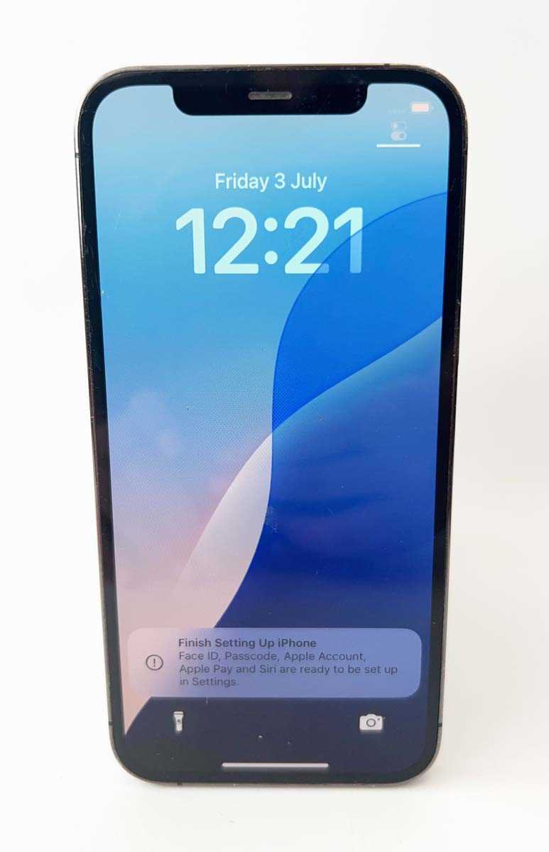 Lot iPhone 12 Pro 128GB Graphite (rear cracked)