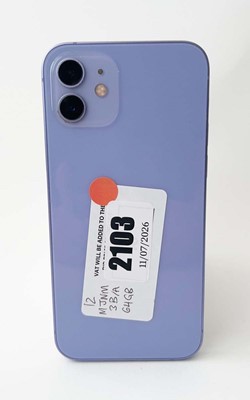 Lot iPhone 12 64GB Purple