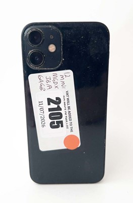 Lot iPhone 12 Mini 64GB Black
