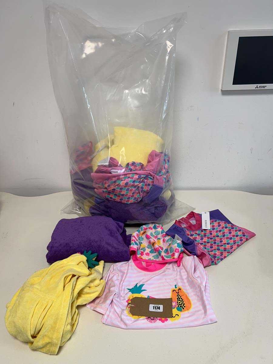 Lot 1174 - Mixed lot of girls swimwear by Robeez.