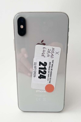 Lot iPhone X 64GB Silver