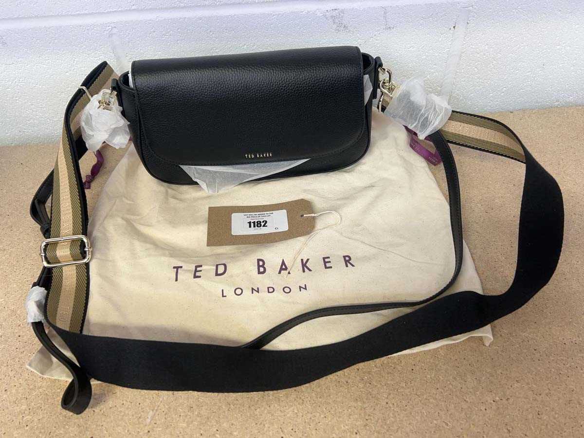Lot 1182 - Ted Baker 'darilie' leather long satchel bag...