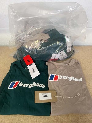 Lot 1188 - Approx. 12 Berghaus big logo long sleeve t-shirts