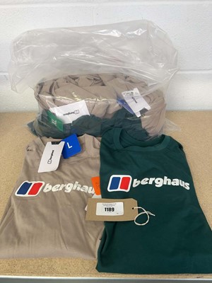 Lot 1189 - Approx. 12 Berghaus big logo long sleeve t-shirts