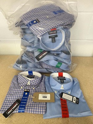 Lot 1203 - Approx. 20 men's Kirkland Signature button...