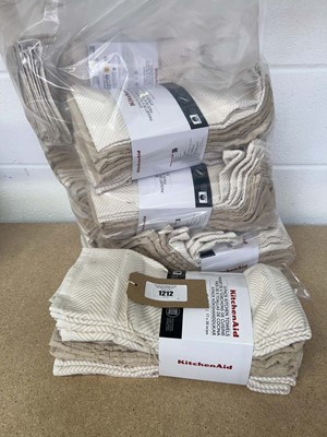 Lot 1212 - Approx. 8 Kitchen Aid 8-pack kitchen towels