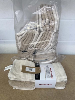 Lot 1213 - Approx. 8 Kitchen Aid 8-pack kitchen towels