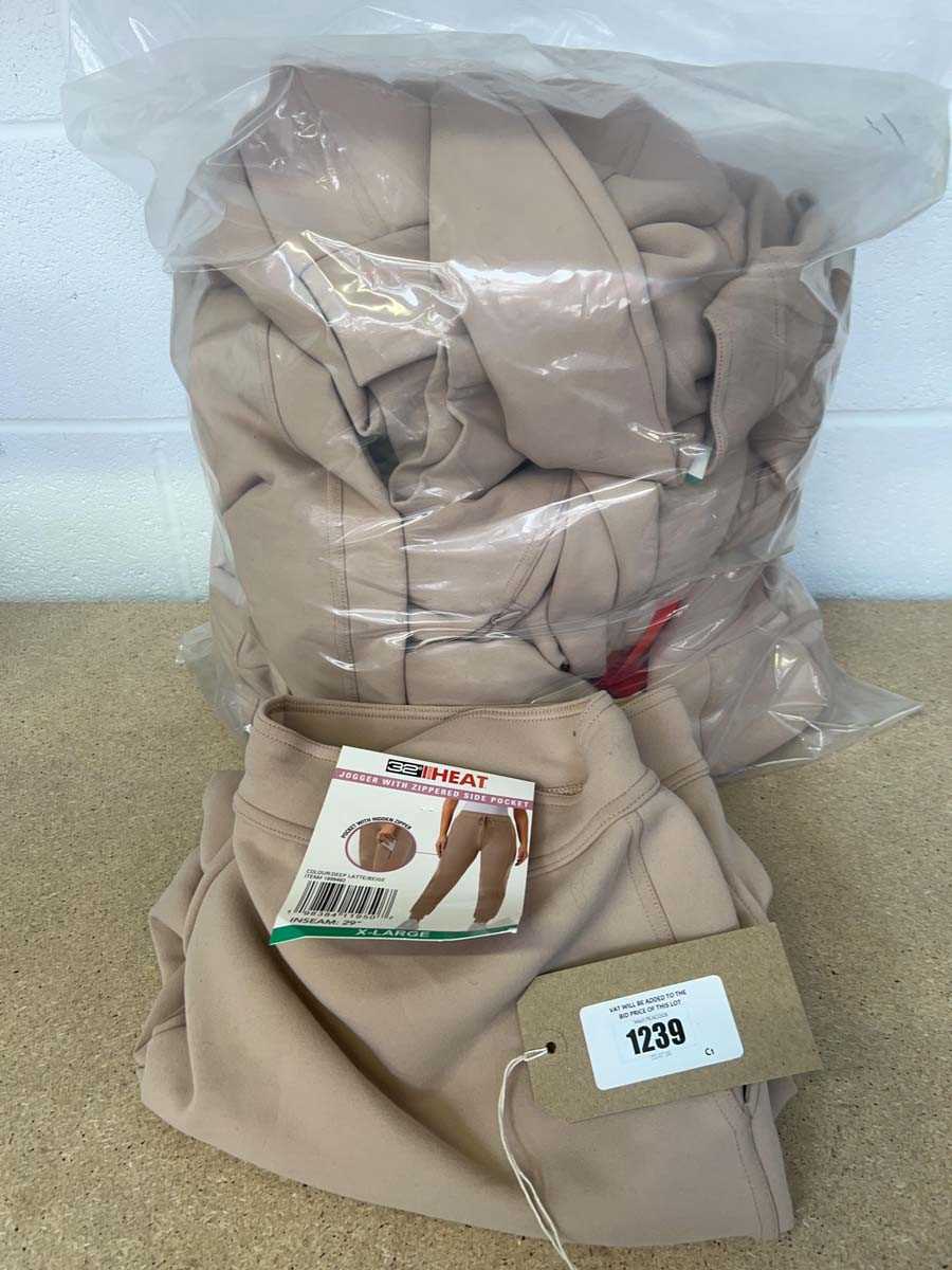 Lot 1239 - Approx. 11 ladies 32 degrees heat joggers with...
