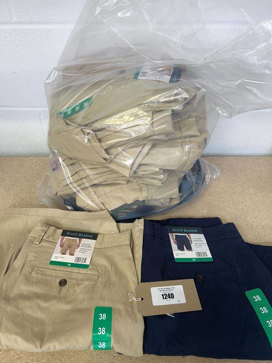 Lot 1240 - Approx. 20 men's Scott Barber cotton/silk...