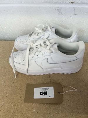 Lot 1248 - Nike Air Force 1 trainers size UK 6.
